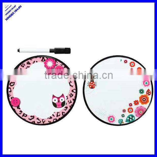 2014 hot selling cheap printed mini kids white board
