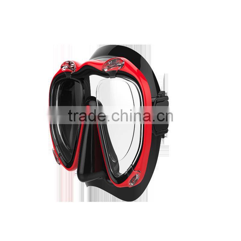 Hot Selling Customizable Tempered Glass Free Diving Mask