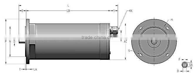 TENV IP67 AC Stainless Steel Motor
