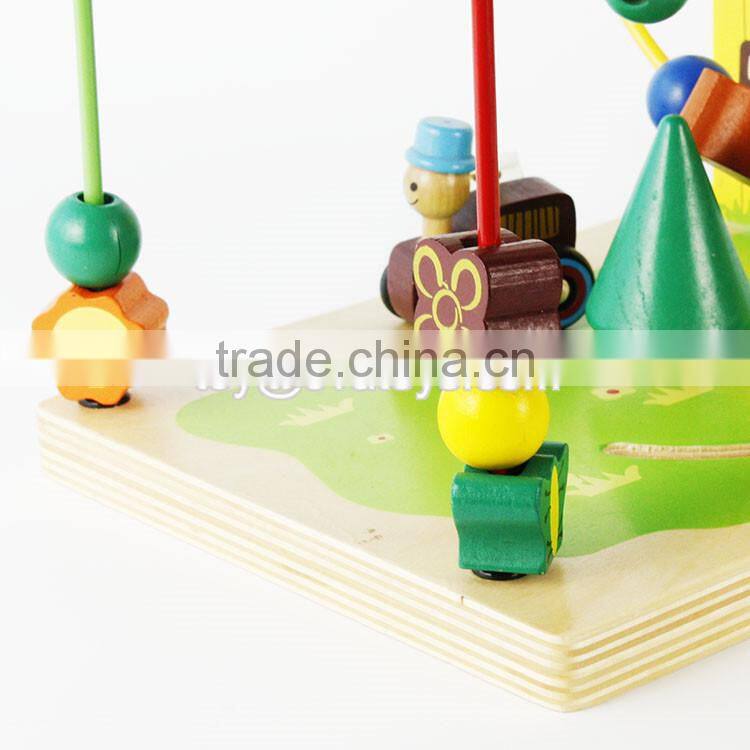 wholesale best wooden bead toys for toddlers educational games wooden bead toys for toddlers W11B141