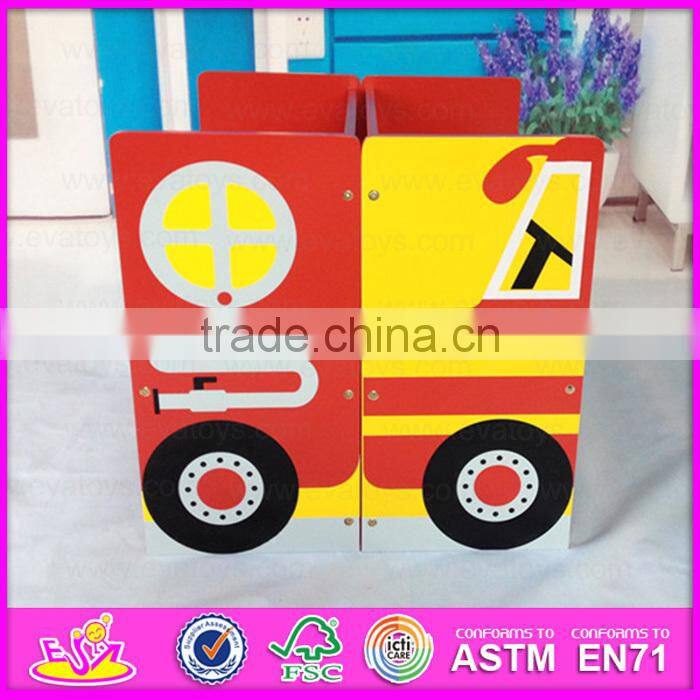 2015 Multifuction Kids Study Table With Chair,Funny children writing table chairs,Car design cute wooden table and chair WO8G143