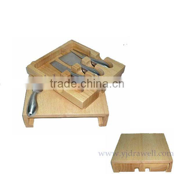 AM-1096 Wooden board wine and cheese set