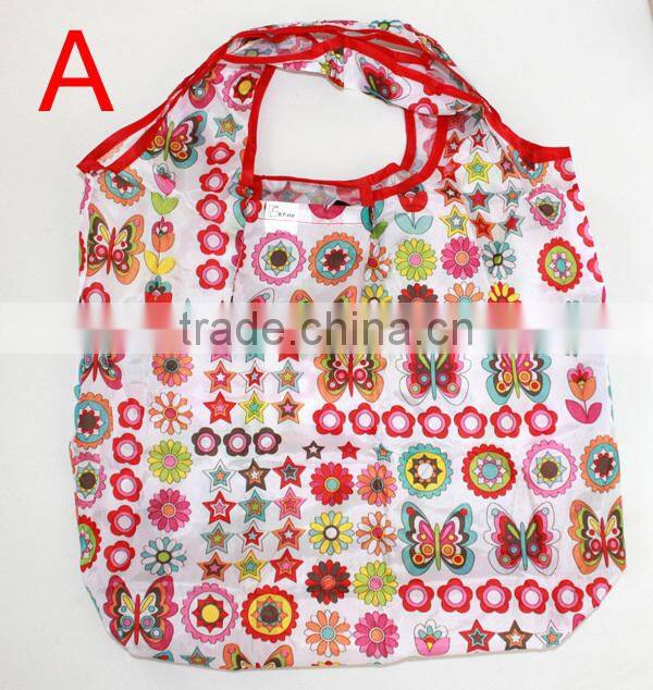 190T Eco Friendly Nylon Folded Promotional Bag