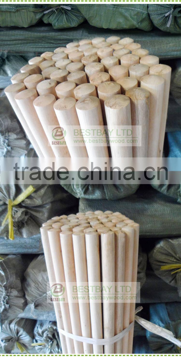 2.2cm 2.5cm 2.8cm natural wooden broom handle