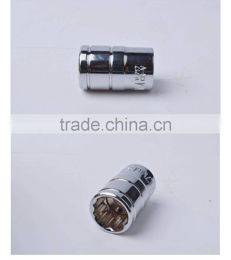 12.5MM Dr. Chrome Vanadium 12PT Metric Socket