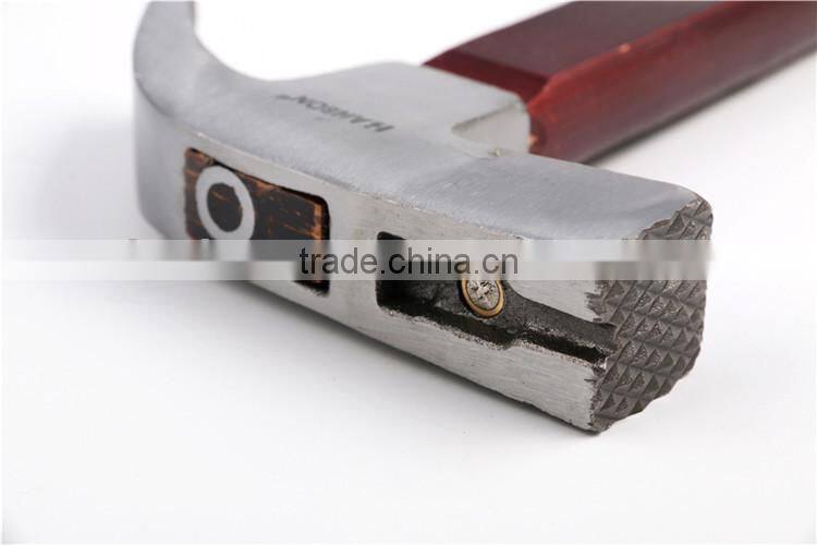 Professional multi-long plywood handle claw hammer with high quality