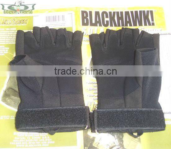 Half finger blackhawk tactical gloves combat gloves