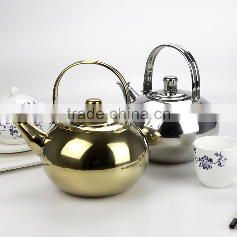 1L stainless steel copper kettles sale hot water custom tea kettles