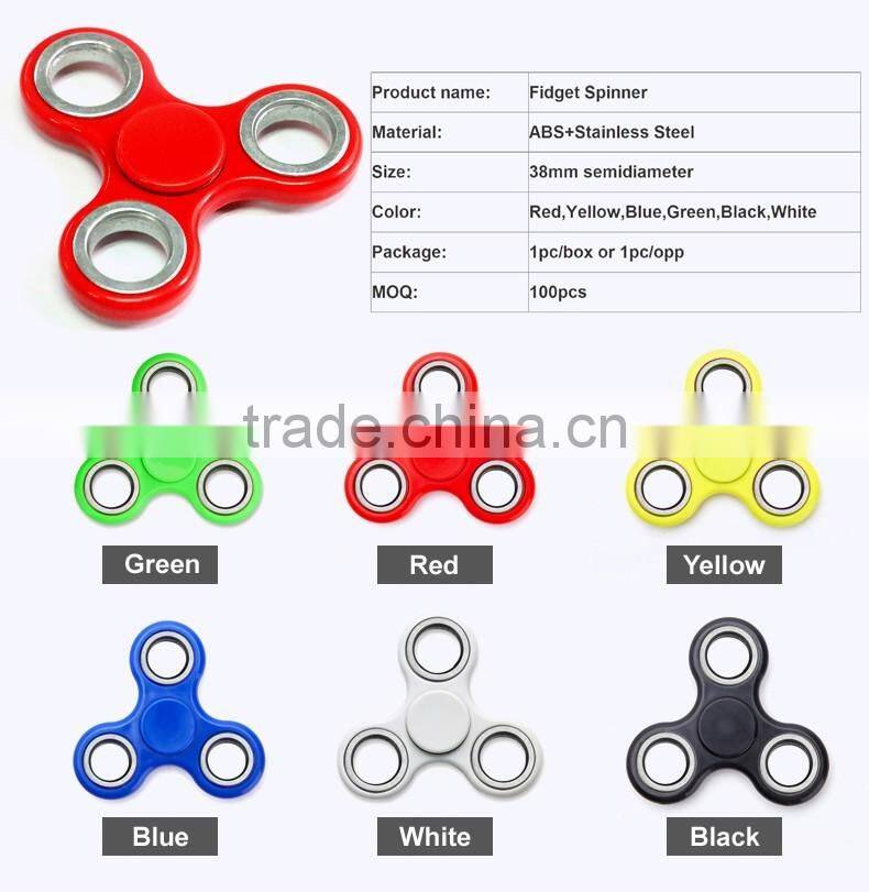 Aluminum Alloy Triangle Finger Hand Fidget Spinner