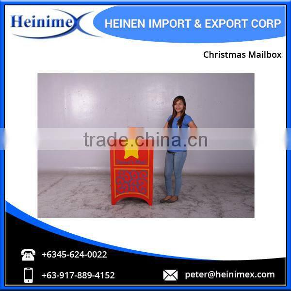 High Quality Red Christmas Mailbox