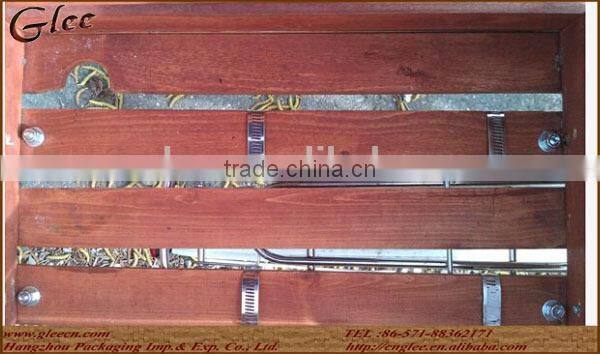 cheap wooden bike basket looks waterproof wooden crate