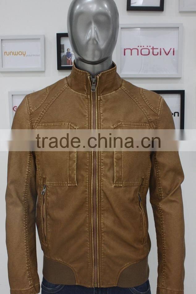 ALIKE cheap pu jacket for men outdoor jacket manufacturer in china