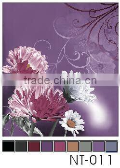 Korean style mink blanket small broken flower woven embossed micro plush piping blanket