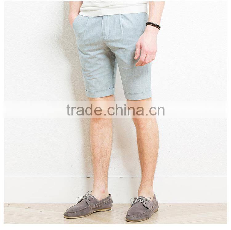 In summer men's shorts trend of Korean leisure five pants male slim all-match thin linen trousers customized order
