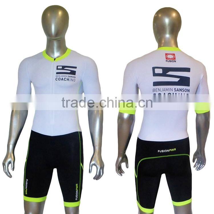 Men's specialized Cycling Skinsuit short Sleeve bicycle speed skating 2017 with 3 rear Pocket Jumpsuit