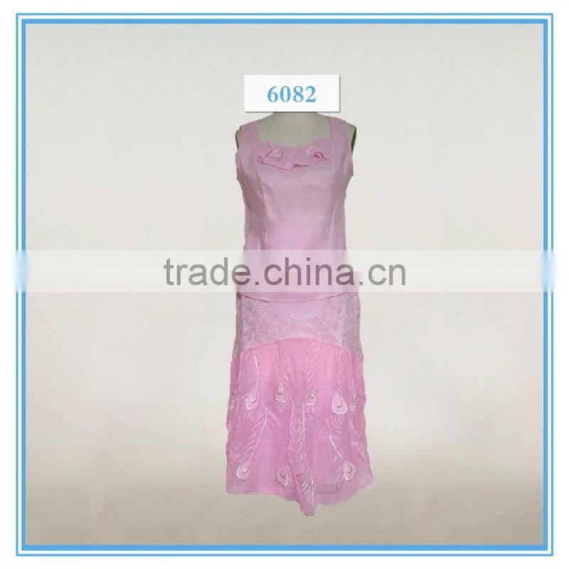 Ladies elegant 3 pcs skirt casual suit