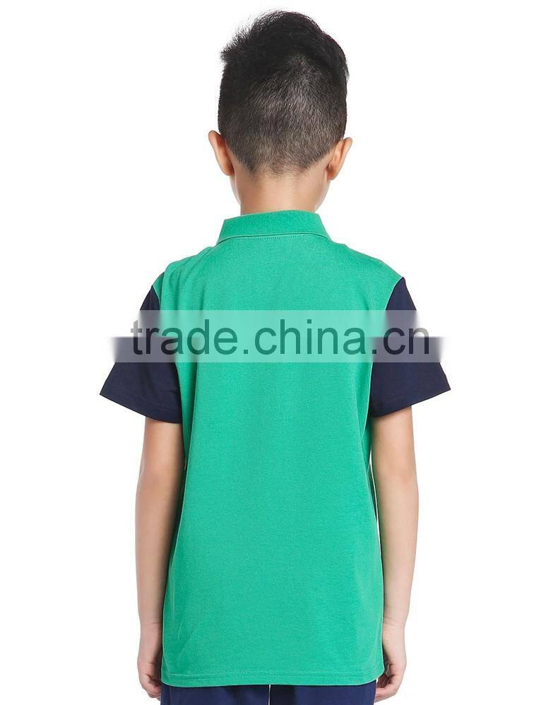 Hot sale high quality new kids polo shirt Summer boy's POLO t shirt made in China