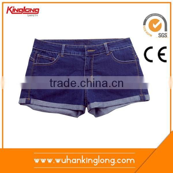 Cheap wholesale cargo women shorts washed fashion shorts high waist denim shorts