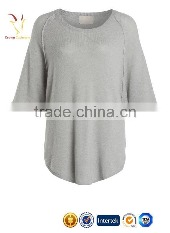 Bracelet Sleeve Cashmere Knitted Poncho Women Knitting Sweater