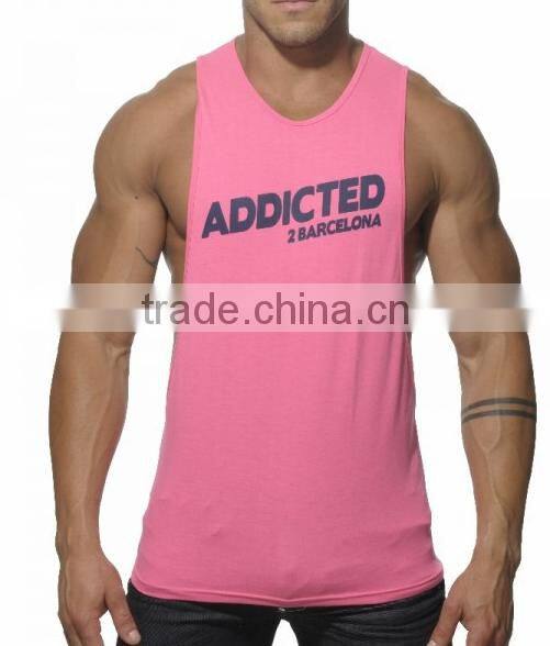 Deep Cut Workout Vest Tank Top Beast Muscle Gym Tee