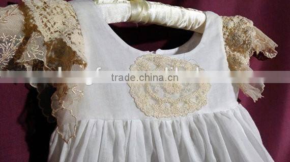 Long Sleeved Vintage Lace Trimmed Tea Length Dress Gown Girls Christmas Satin Nightgown