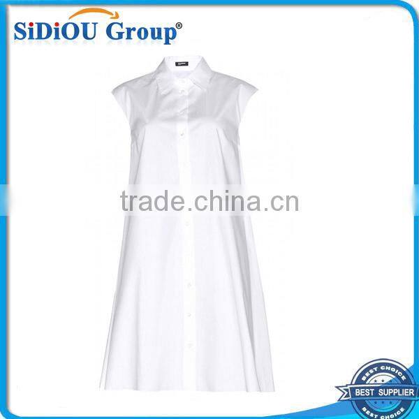 ladies 100% cotton white shirt soft and thin