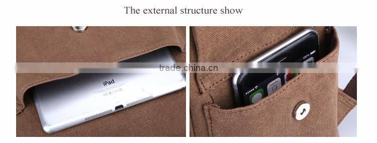 Custom Canvas school Backpack Bag