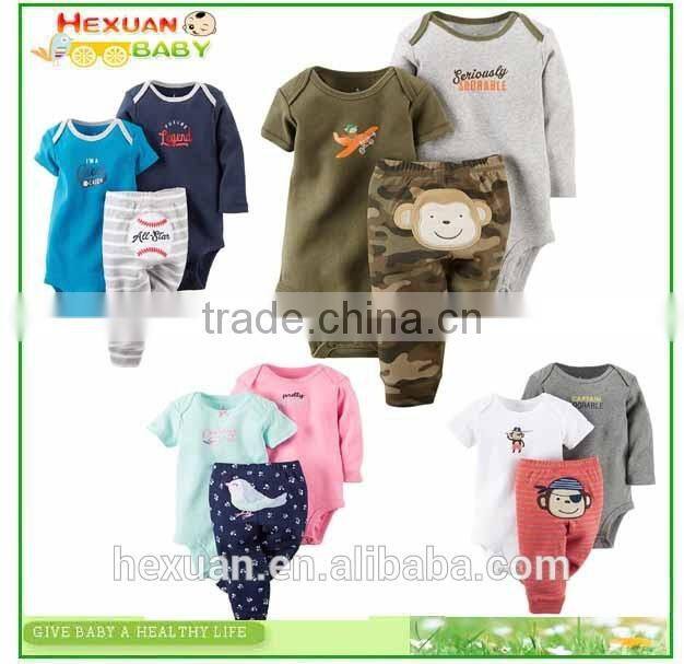 100% cotton organic cotton baby rompers wholesale baby clothes