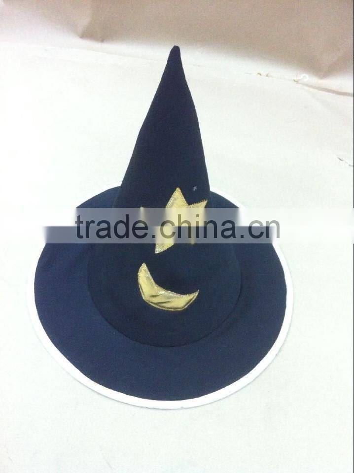 Factory Sale Black Witches Wizards Halloween Party Hat