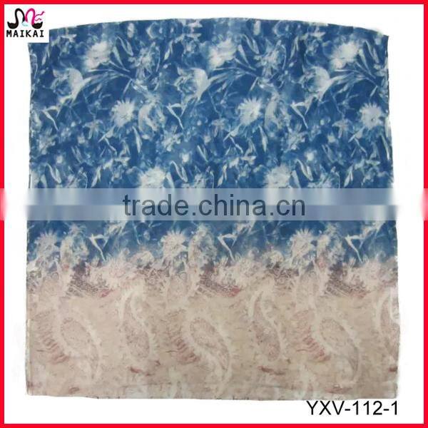 Classic leopard design animal printed polyester scarf