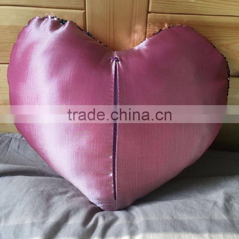 Mermaid Pillow Cases Magical Color Changing Sequin Throw Pillow Cover Magic Cushion