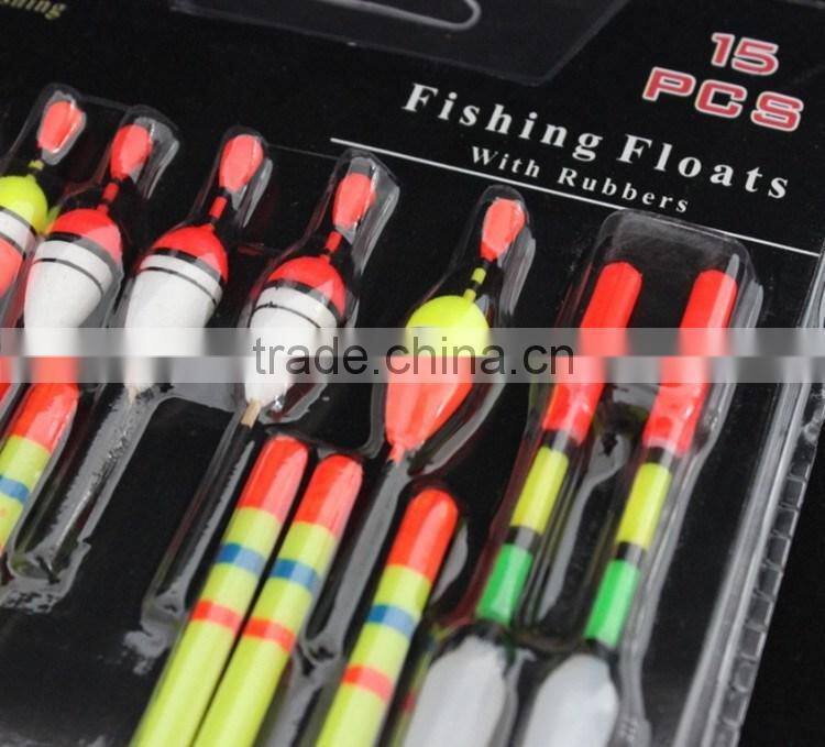 New Arrival! 15pcs in 1 Wholesale Fishing Float