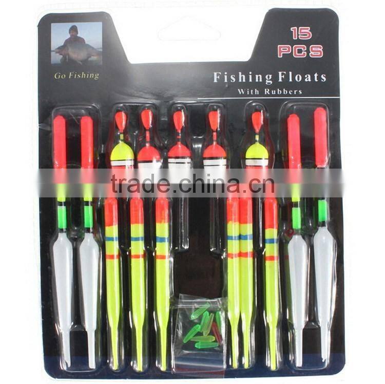 New Arrival! 15pcs in 1 Wholesale Fishing Float