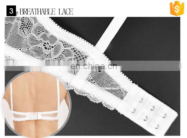 Fitness Full Transparent Sexy Design Girls Lace Bra Bralette