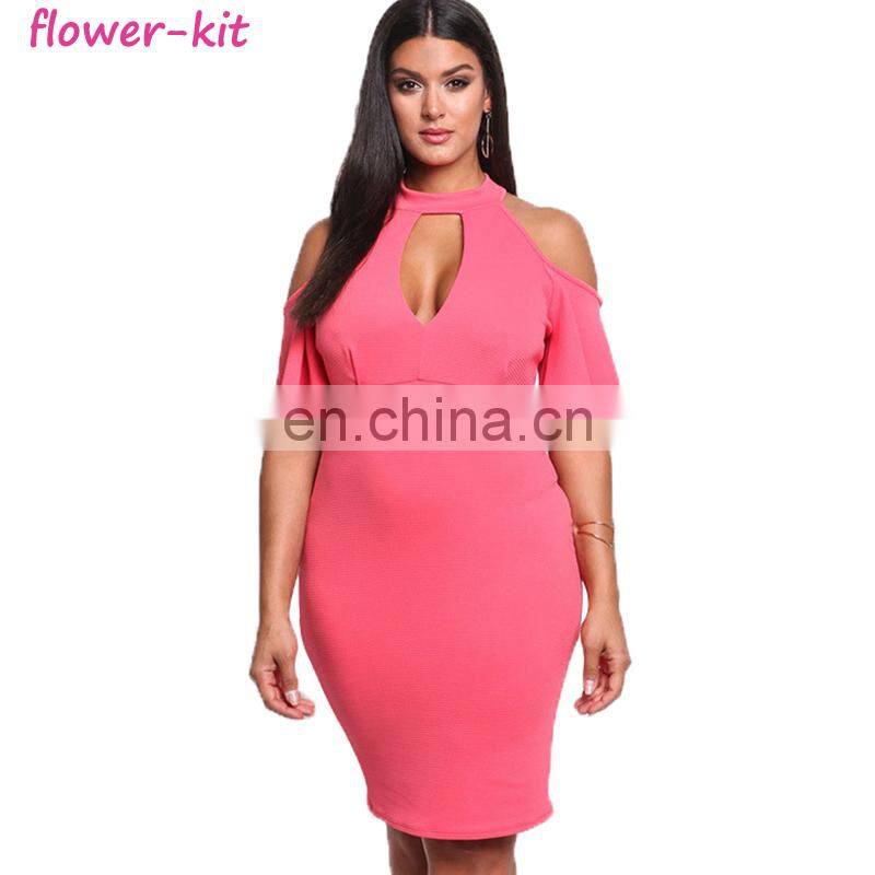 2017 Plus Size Women Loose Lace Casual Dress