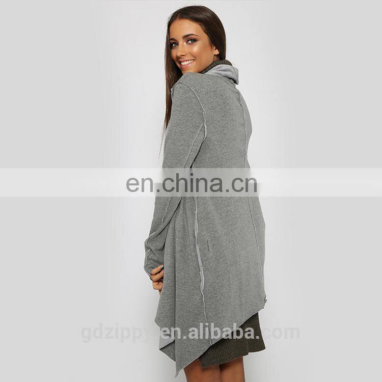 Alibaba express clothes New design jacket for women women jacket in Grey