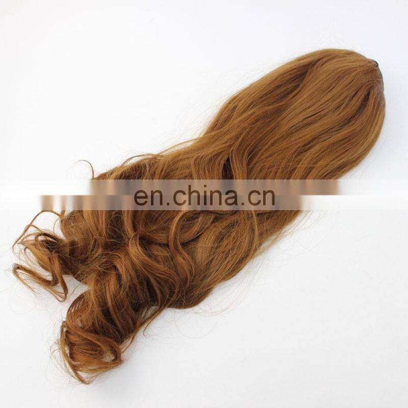Simulation wig hair piece of Virgin European hair wig