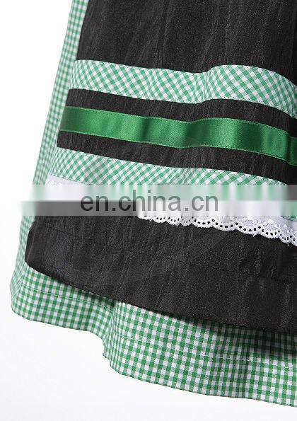 Green classical Dirndl Trachten German Oktoberfest Bavarian Traditional Dirndl For Women (German Bavaria Dirndls)