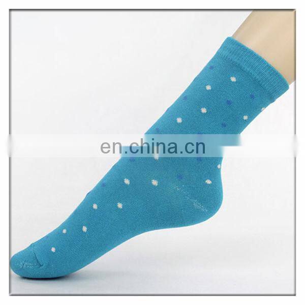 girls cotton socks round dot