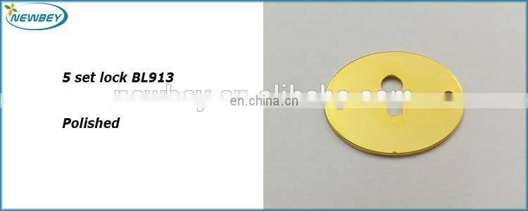 Gold Color Wooden Jewerlry Box Lock Wooden Case Lock In Five Set