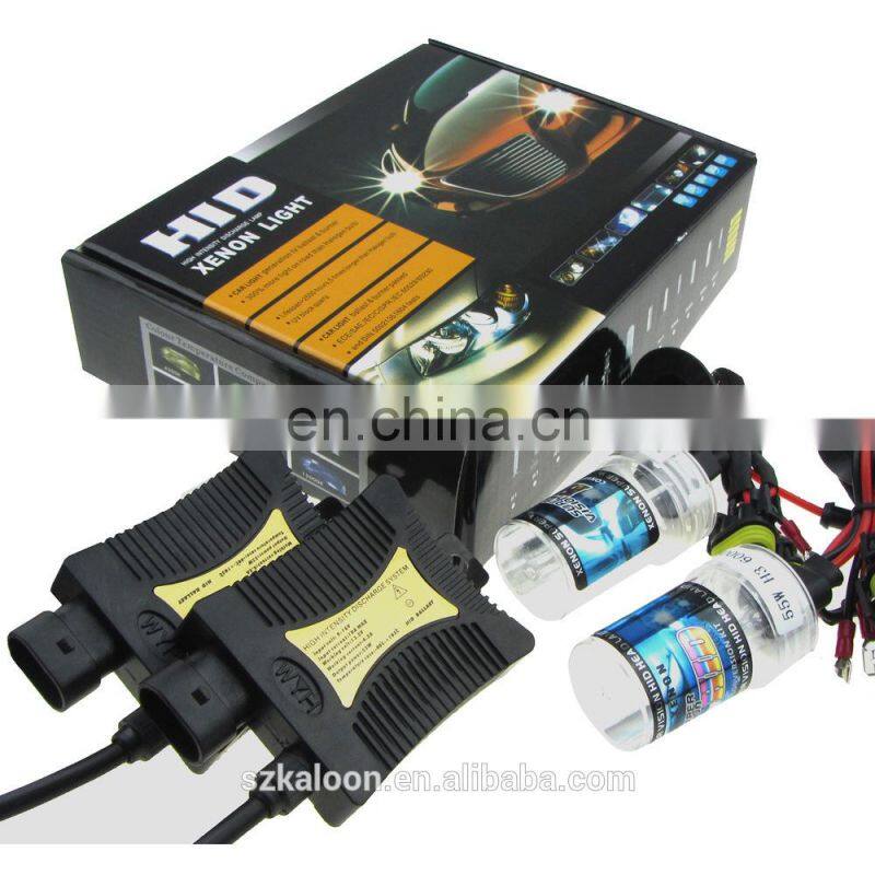 hid kit xenon 35w 55w with super slim ballast h1 h3 h7 h9 6000k auto conversion xenon kit