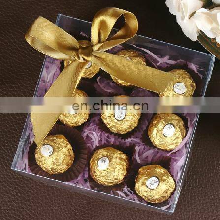 Circle chocolate packaging box