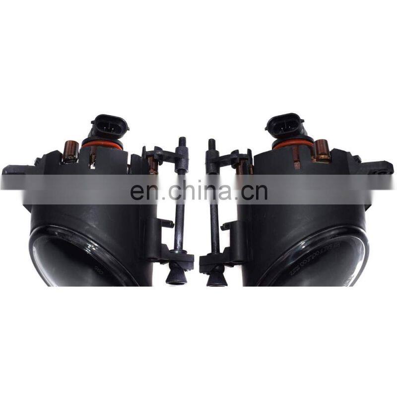 Pair Front Bumber Fog Light Driving Lamp Clear Lens Kit For Audi A4 B6 Sedan