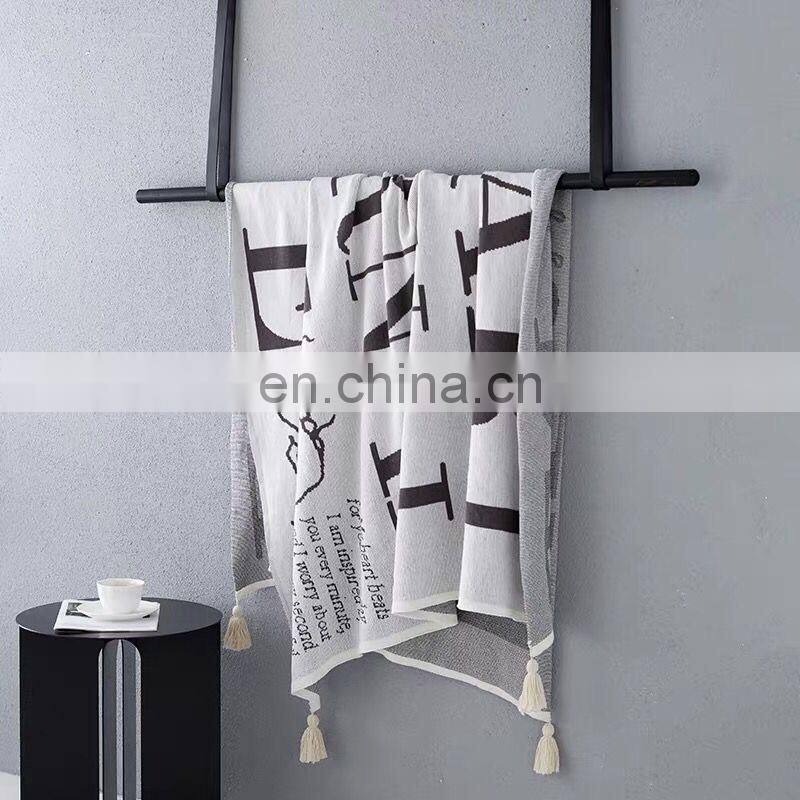 RAWHOUSE sofa throw 100% cotton warm bed throws