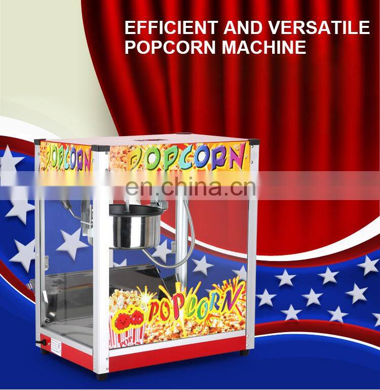 High efficiency flavored corn snack food popping machine price