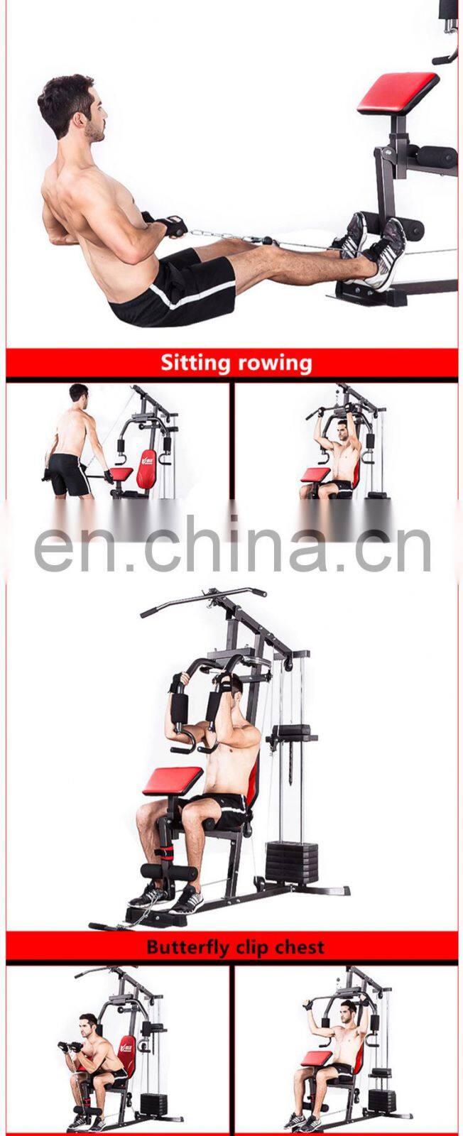Fitness gym equipment multi station trainer home gym work station full body exercise