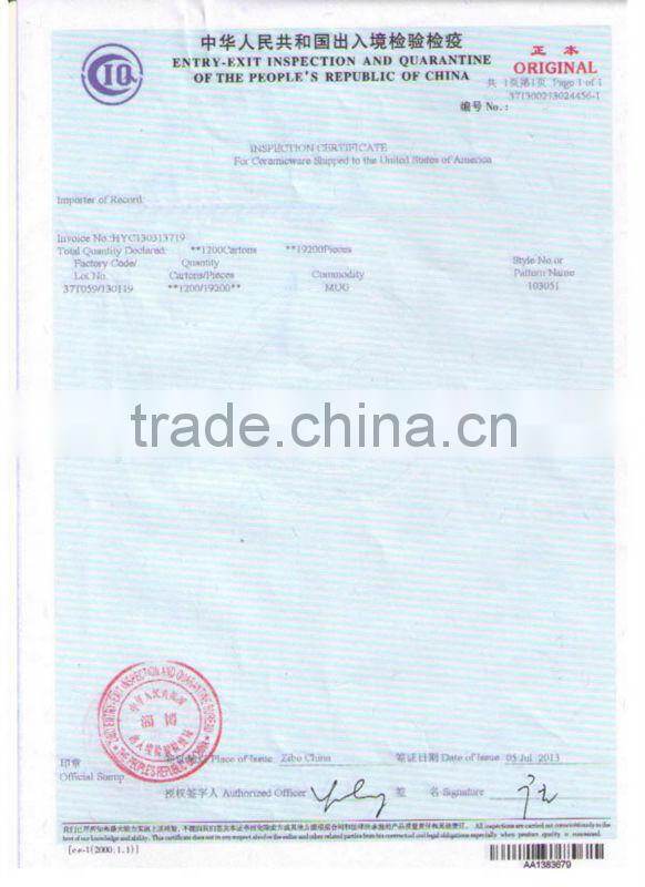 Assessed Supplier Porcelain Ceramic Dinner Set