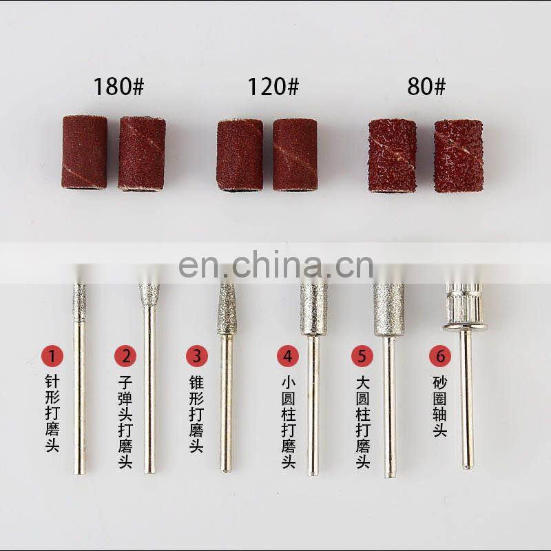 Electroplated diamond nail drill bits 6pcs/box
