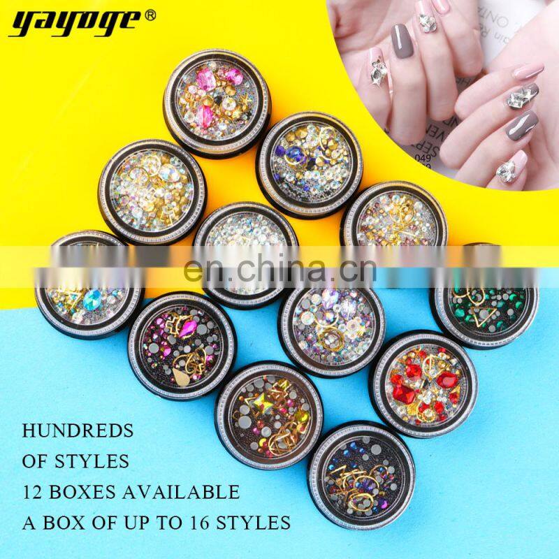 2019 Newest Trend 3D For Nail Rhinestone Art decoration nail salon professional in stock
