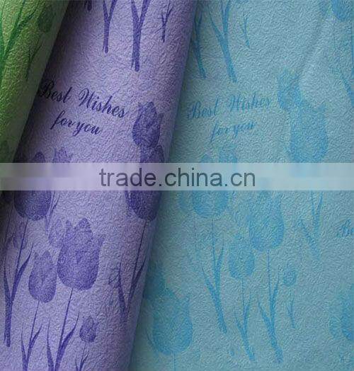The latest style fresh flower wrapping paper